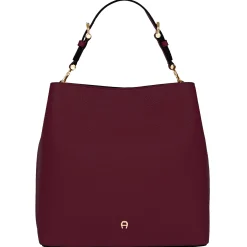 Delia - Umhängetasche M 27 cm (burgundy)