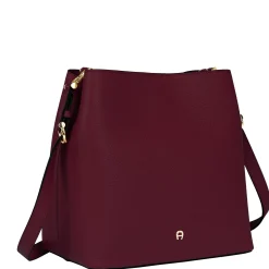 Delia - Umhängetasche M 27 cm (burgundy)