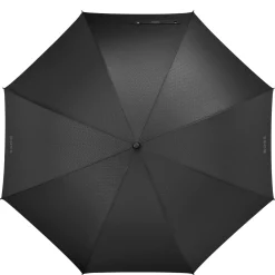 Double B - Stockschirm Regenschirm 115 cm (black & gun)