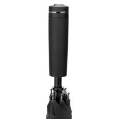 Double B - Stockschirm Regenschirm 115 cm (black & gun)