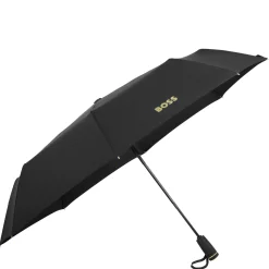 Double B - Taschenschirm Regenschirm (black & gold)