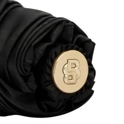 Double B - Taschenschirm Regenschirm (black & gold)