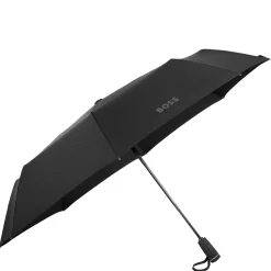 Double B - Taschenschirm Regenschirm (black & gun)