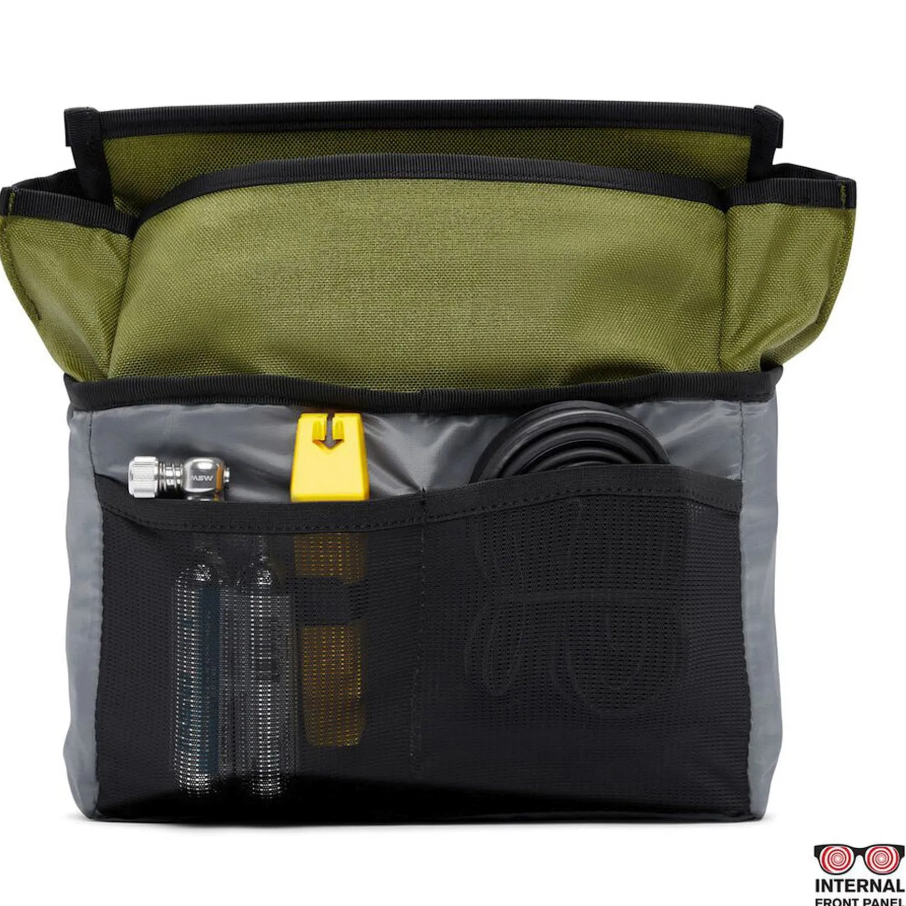 Doubletrack Bike Bar Bag 5 - Lenkertasche 23 cm (olive branch)