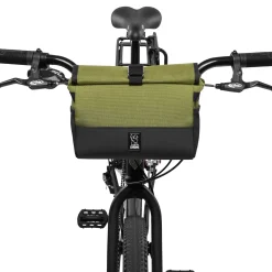 Doubletrack Bike Bar Bag 5 - Lenkertasche 23 cm (olive branch)