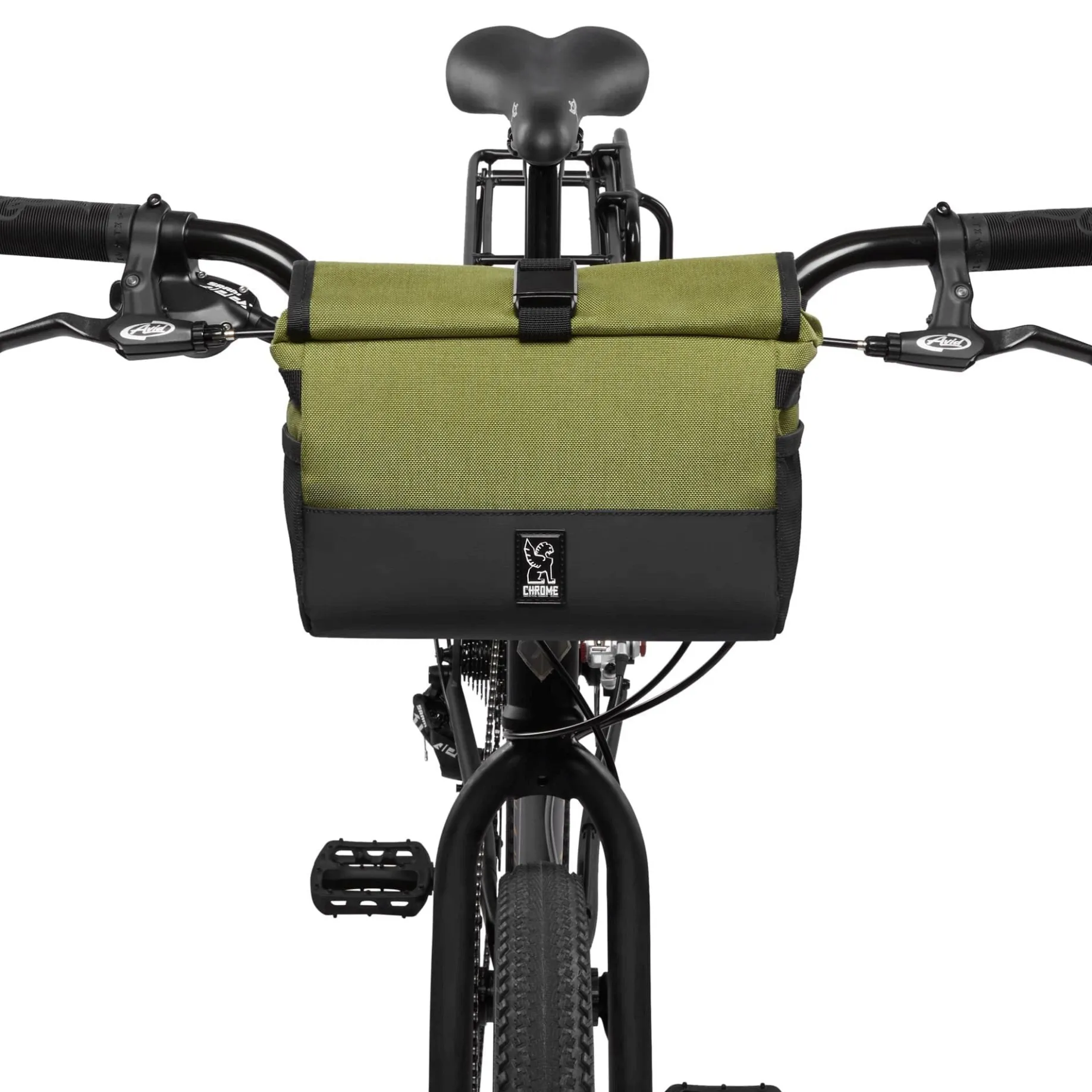 Doubletrack Bike Bar Bag 5 - Lenkertasche 23 cm (olive branch)