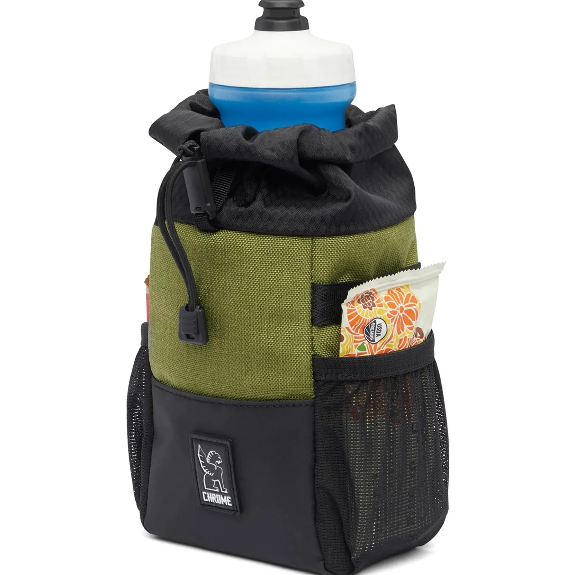 Doubletrack Bike Feed Bag 1.5 - Lenkertasche 16.5 cm (olive branch)