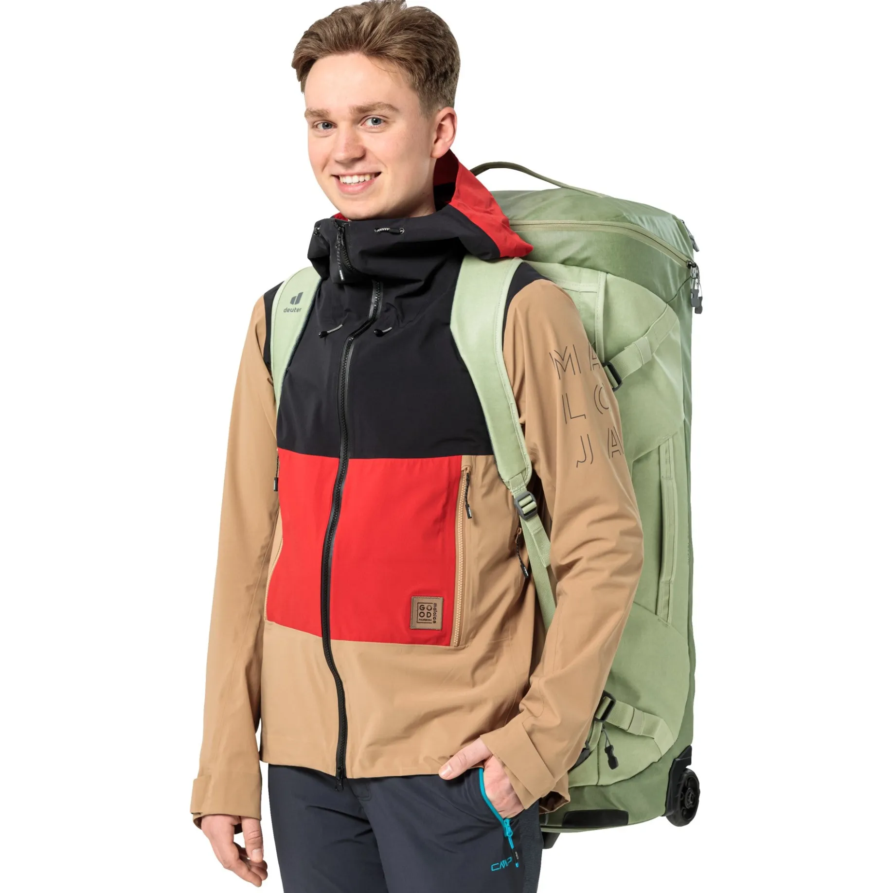 Duffel Pro Movo 90 - Rollenreisetasche 86 cm (mineral-grove)