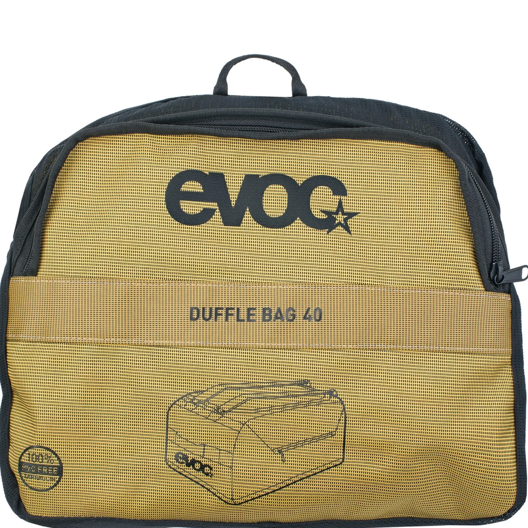 Duffle Bag 40 - Reisetasche 50 cm (curry/black)