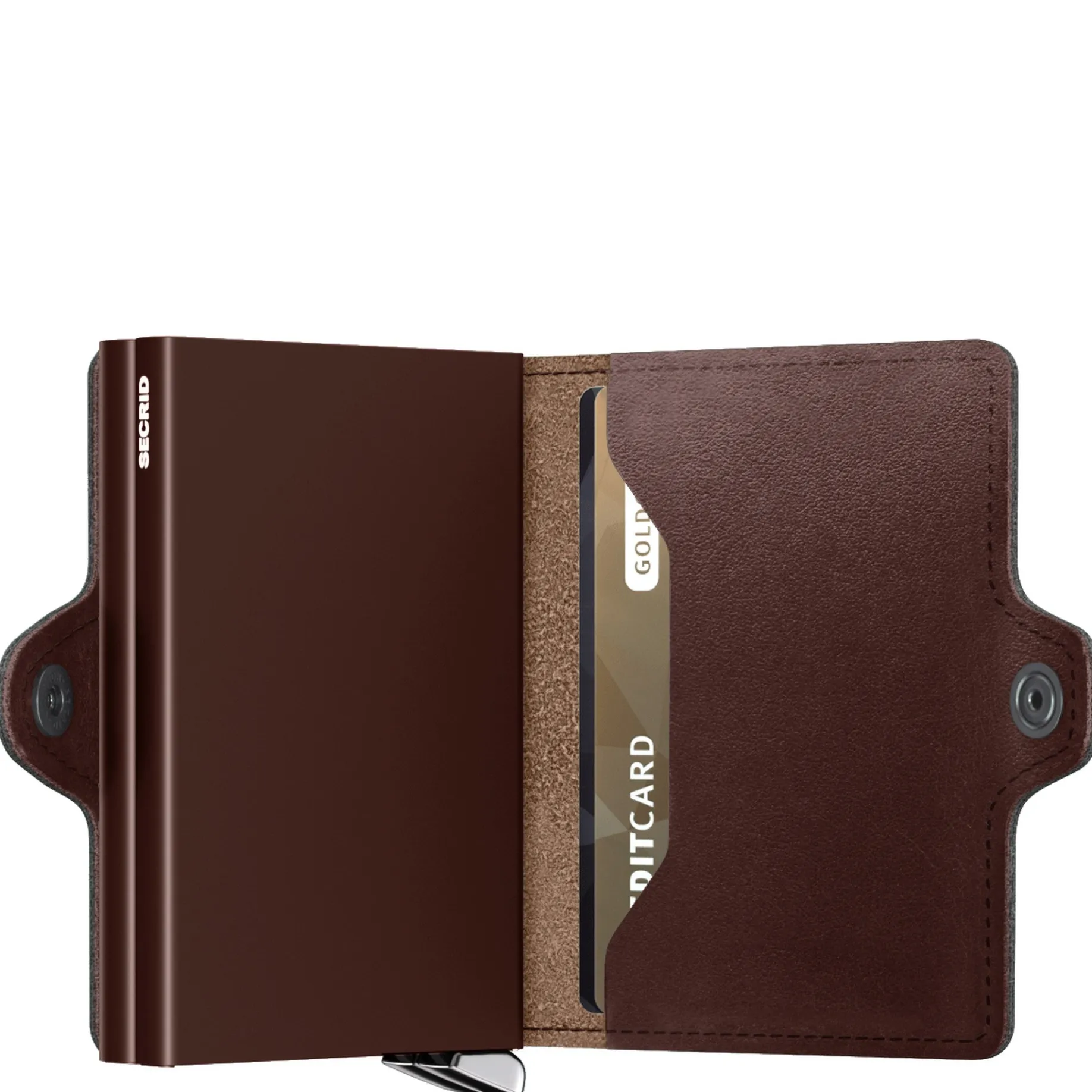 Dusk Twinwallet - Geldbörse 6cc 10.2 cm RFID (dark brown)