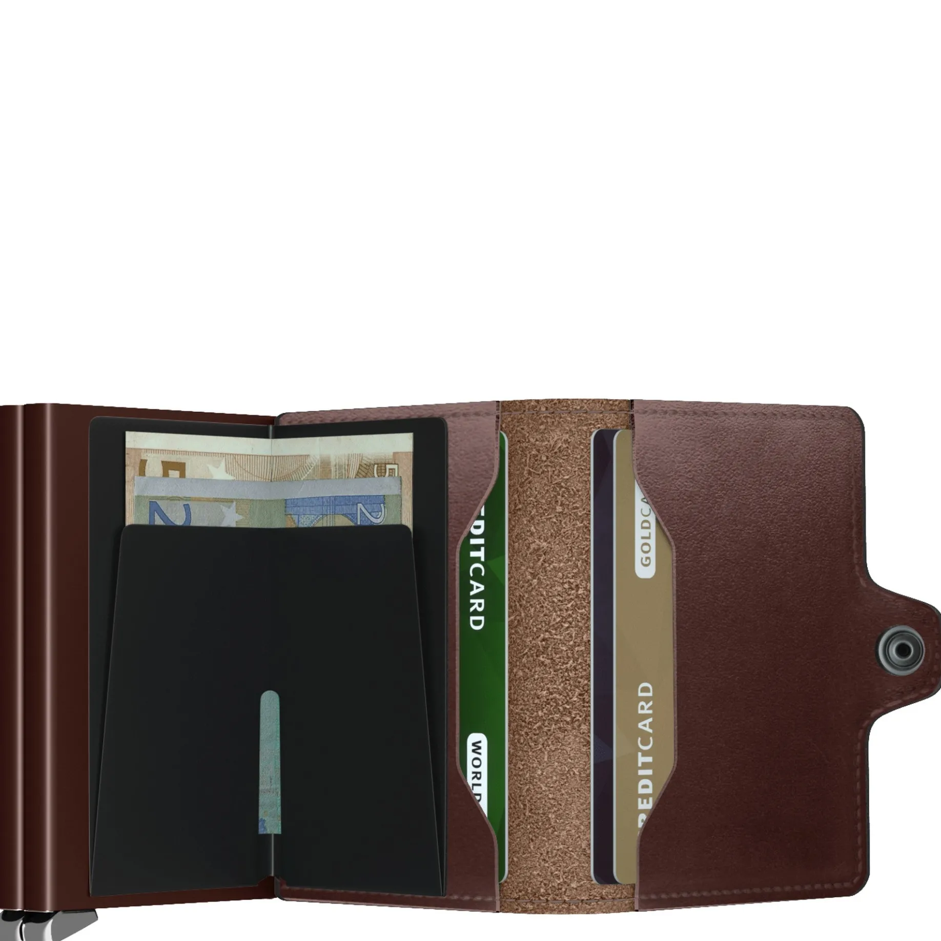 Dusk Twinwallet - Geldbörse 6cc 10.2 cm RFID (dark brown)