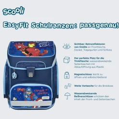 EasyFit - Schulranzen Set 5tlg. (Avengers)