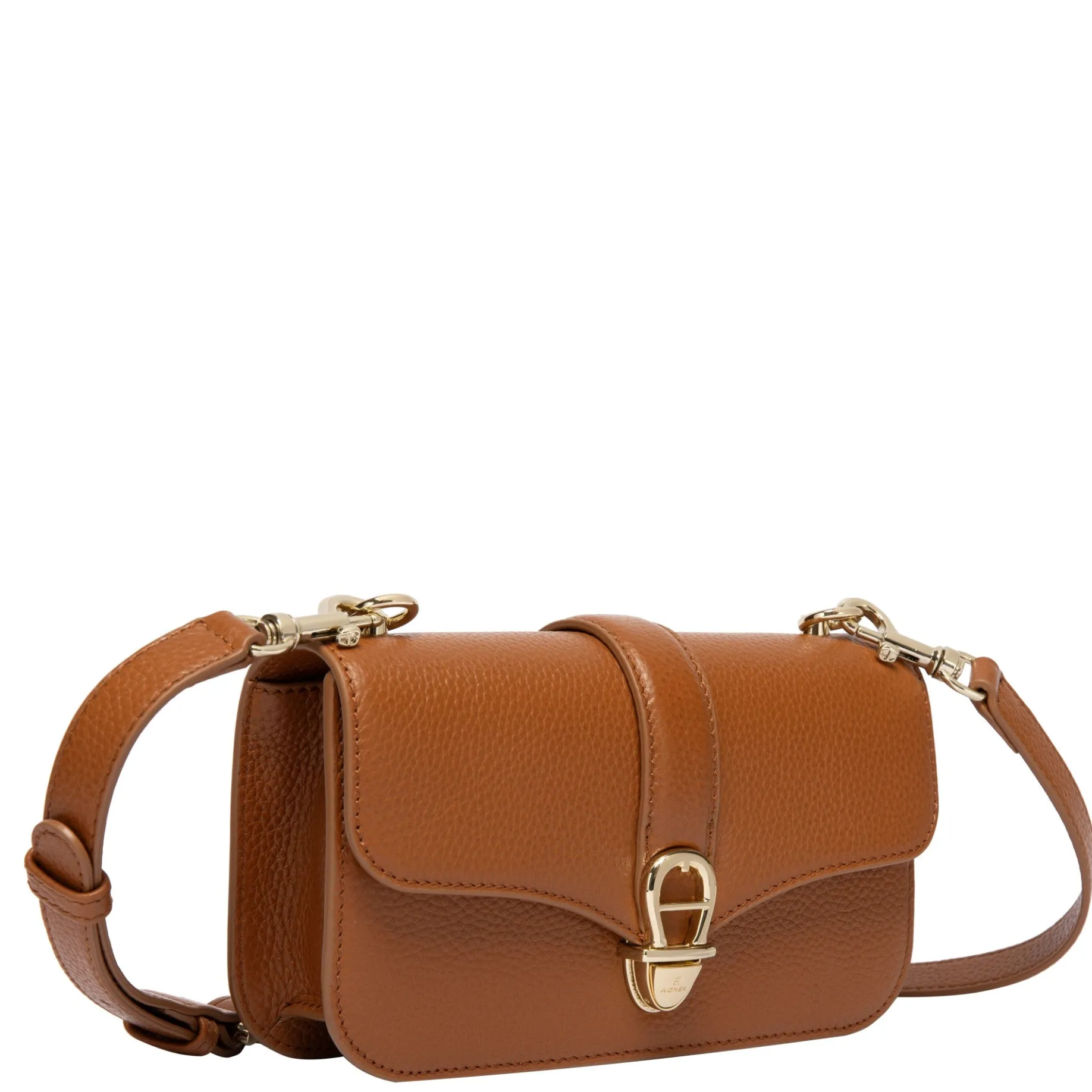 Elsa - Umhängetasche XS 12 cm (cognac brown)