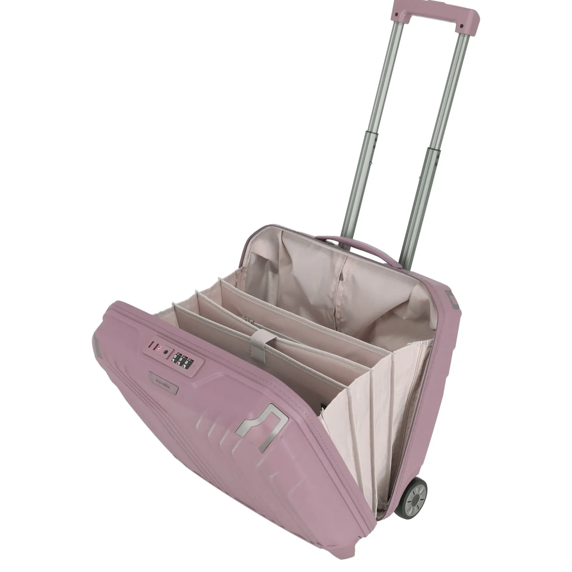 Elvaa - 2-Rollen-Businesstrolley 15.6" 44 cm (rose)
