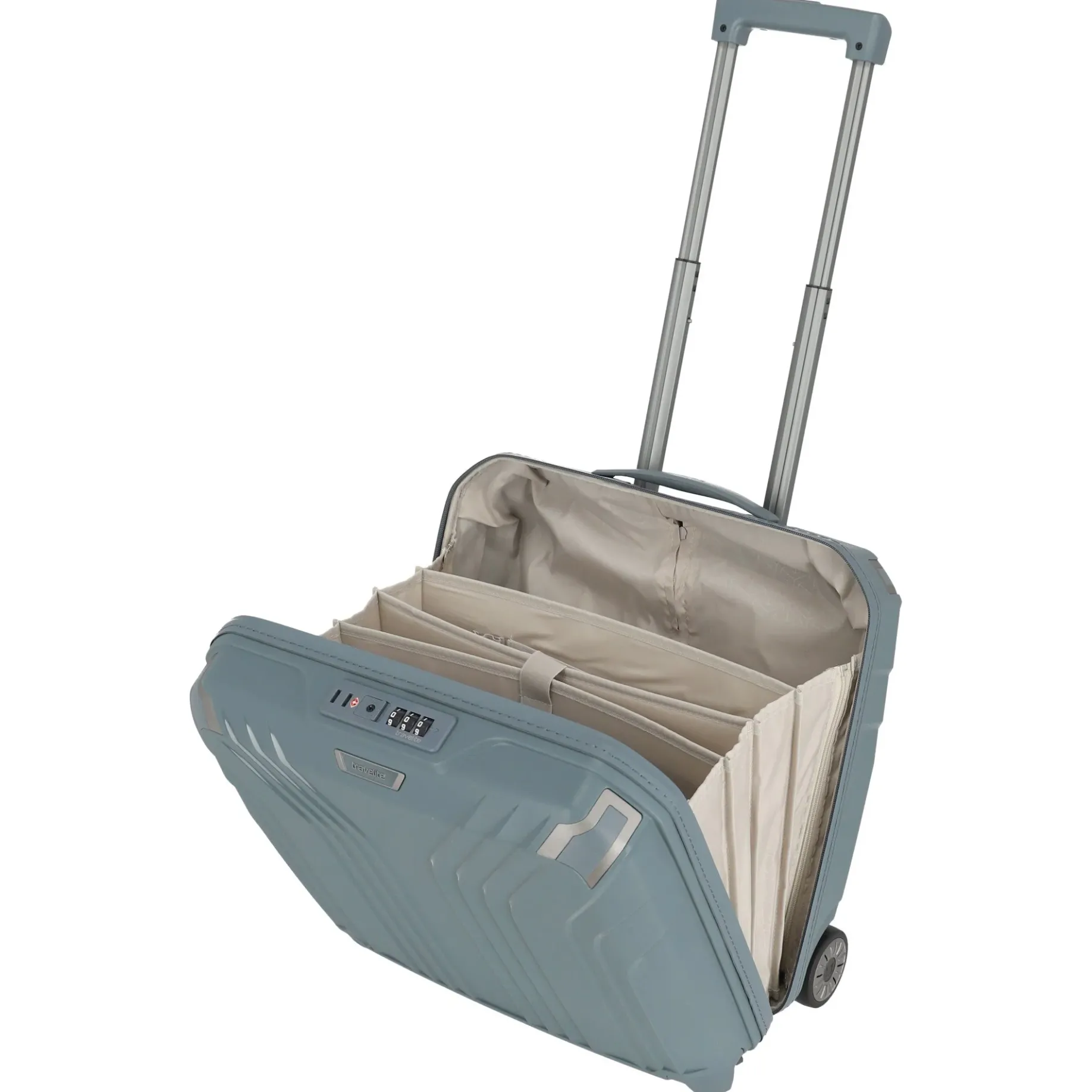 Elvaa - 2-Rollen-Businesstrolley 15.6" 44 cm (blaugrau)