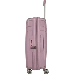 Elvaa - 4-Rollen-Trolley M 66 cm erw (rose)
