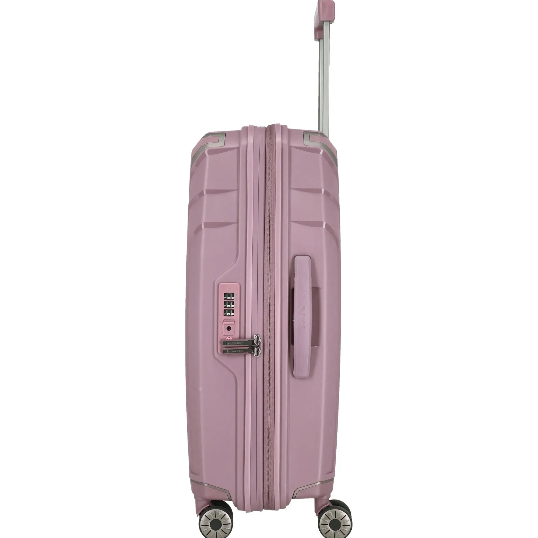 Elvaa - 4-Rollen-Trolley M 66 cm erw (rose)
