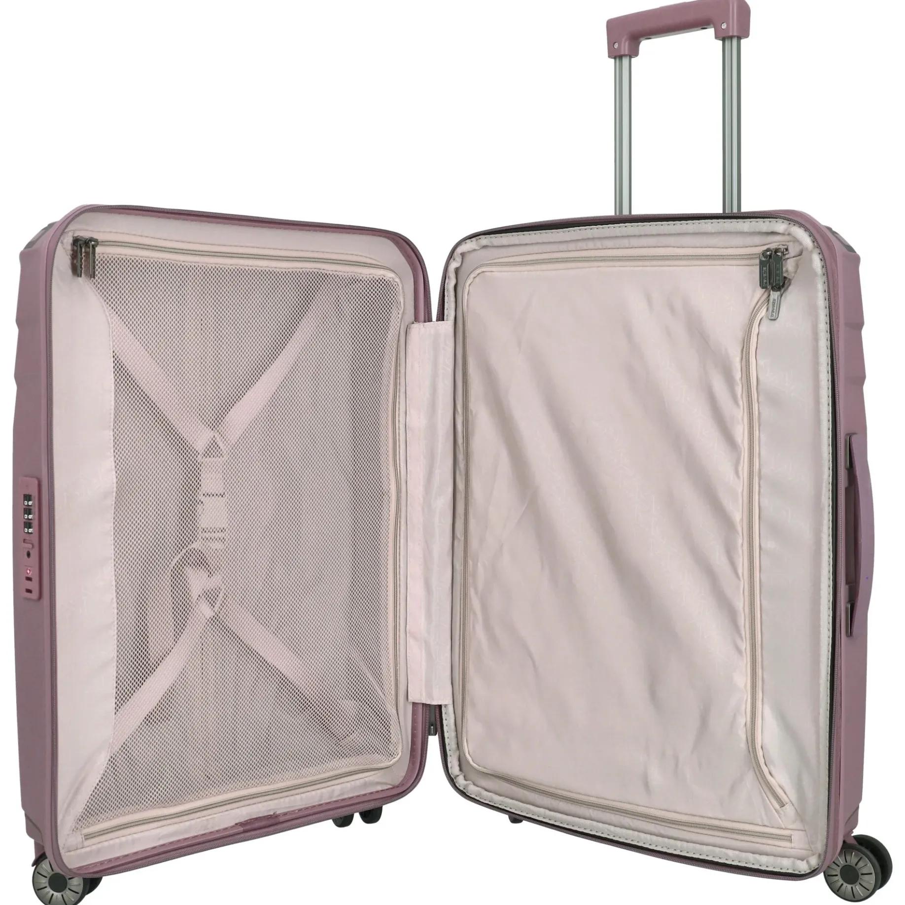 Elvaa - 4-Rollen-Trolley M 66 cm erw (rose)