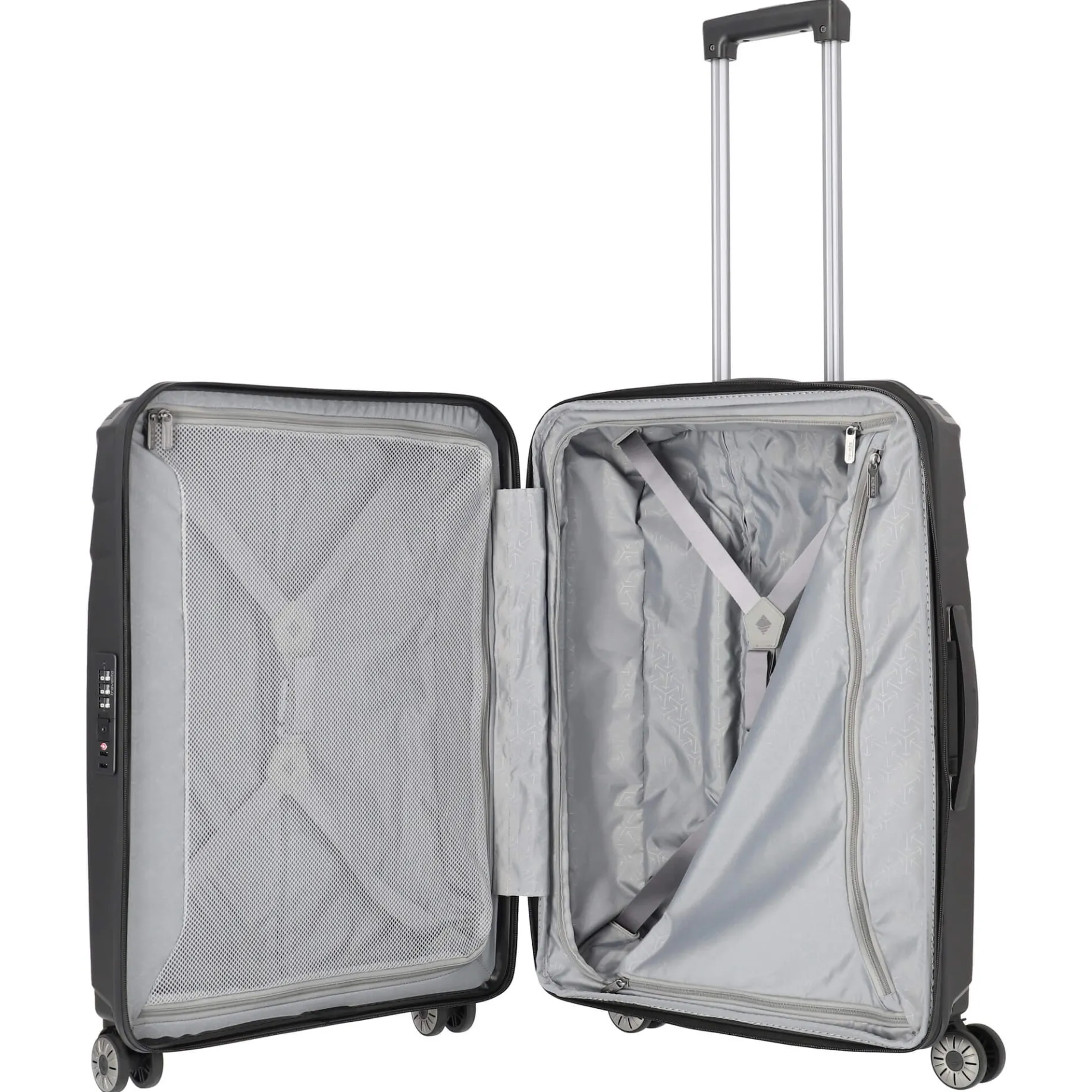 Elvaa - 4-Rollen-Trolley M 66 cm erw (black)