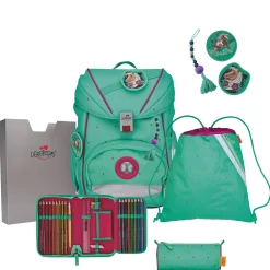ErgoFlex - Schulranzen Set 5tlg. 800g (Peppermint Pony)