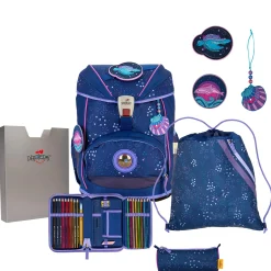 ErgoFlex - Schulranzen Set 5tlg. 800g (Deep Ocean)