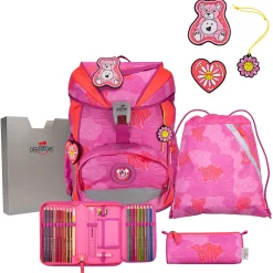 ErgoFlex - Schulranzen Set 5tlg. 800g (Roses)