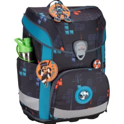 ErgoFlex Easy - Schulranzen Set 5tlg. 950 g (Ninja Fighter)