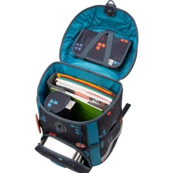 ErgoFlex Easy - Schulranzen Set 5tlg. 950 g (Ninja Fighter)