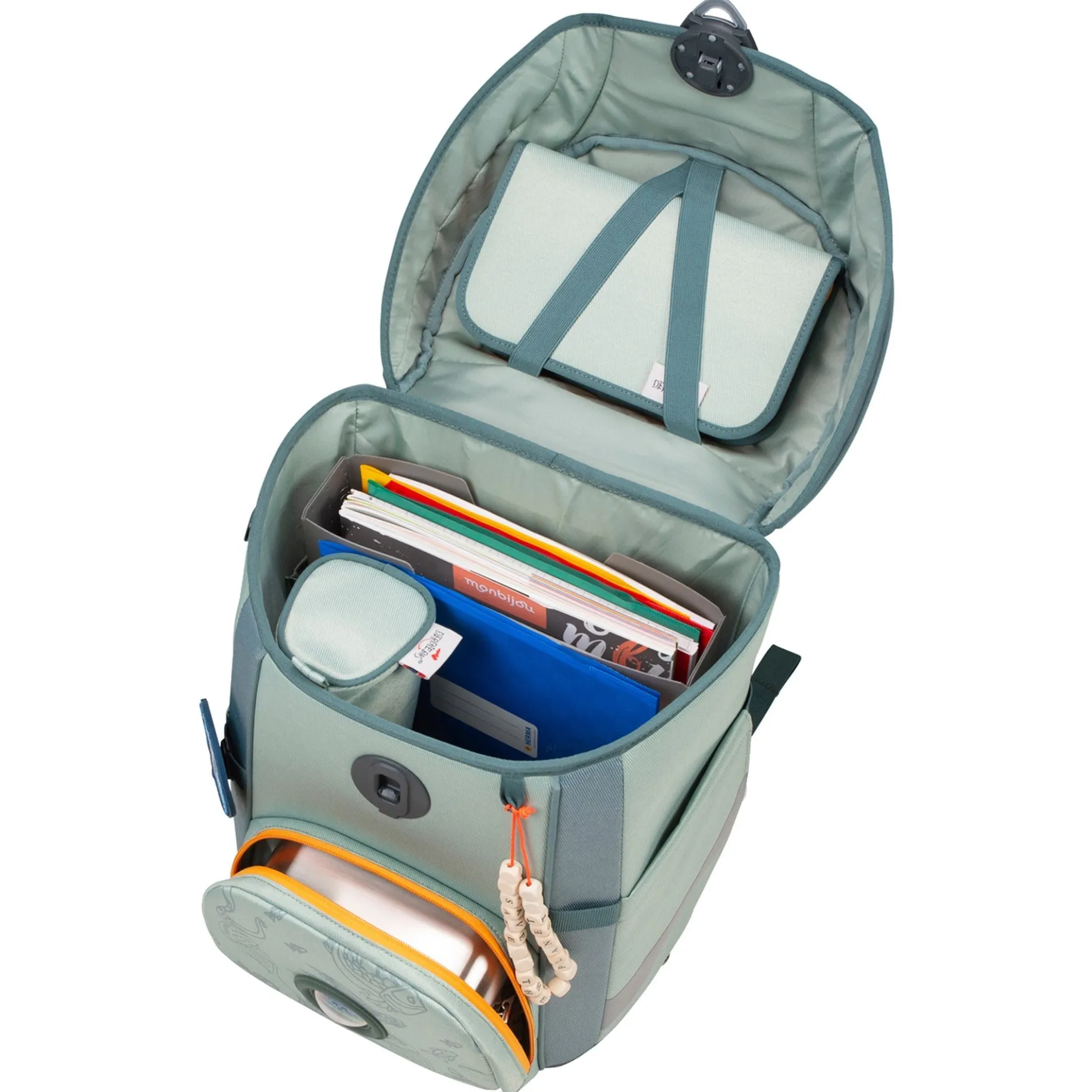 ErgoFlex Easy Exclusive ECO - Schulranzen Set 5tlg. 950g (Grey Planet)