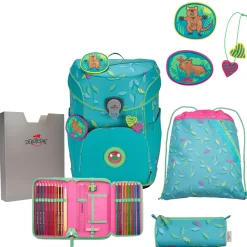 ErgoFlex Easy Exklusiv Superflash - Schulranzen Set 5 tlg. 950g (Paradise)