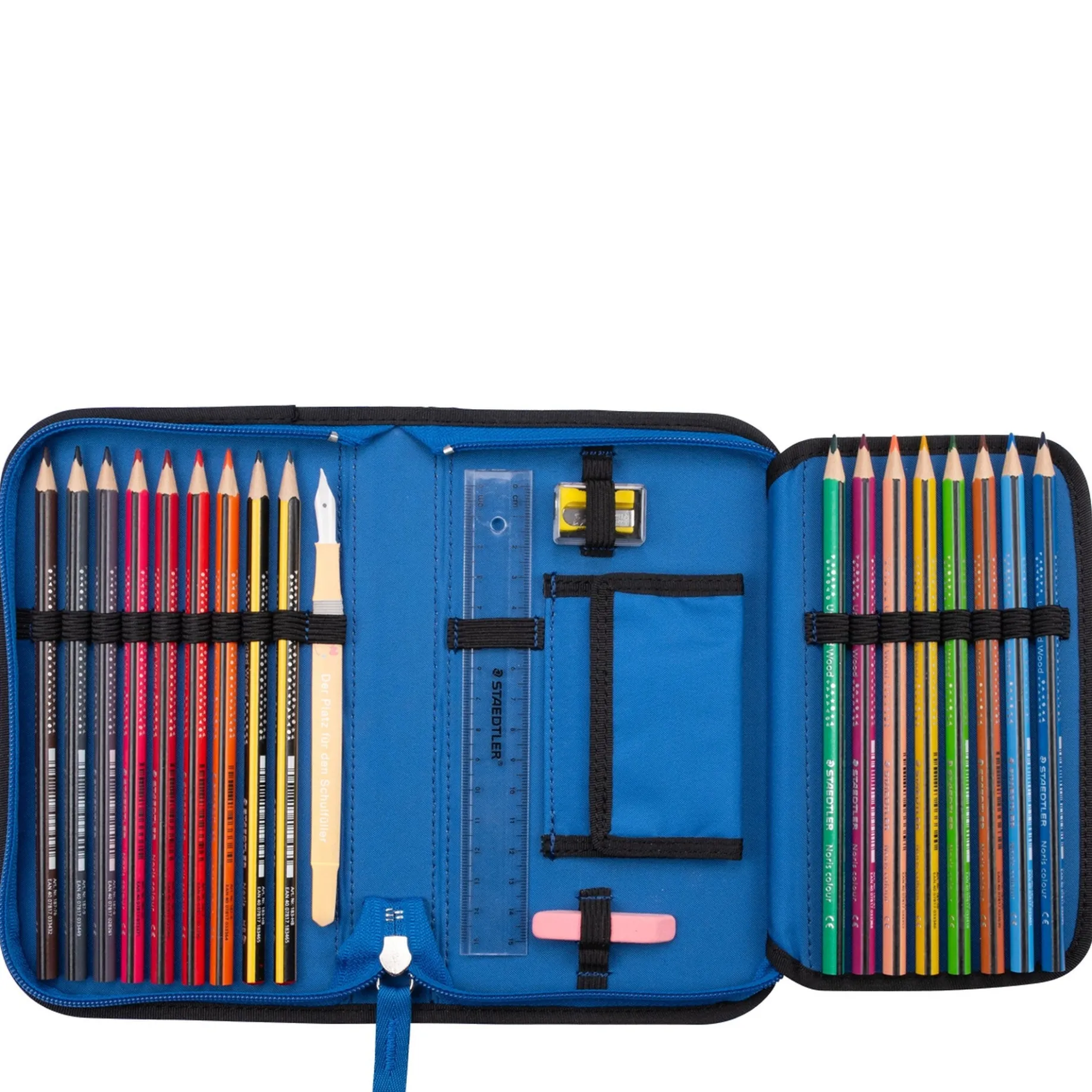 ErgoFlex Easy Exklusiv Superflash - Schulranzen Set 5 tlg. 950g (Blue Robot)