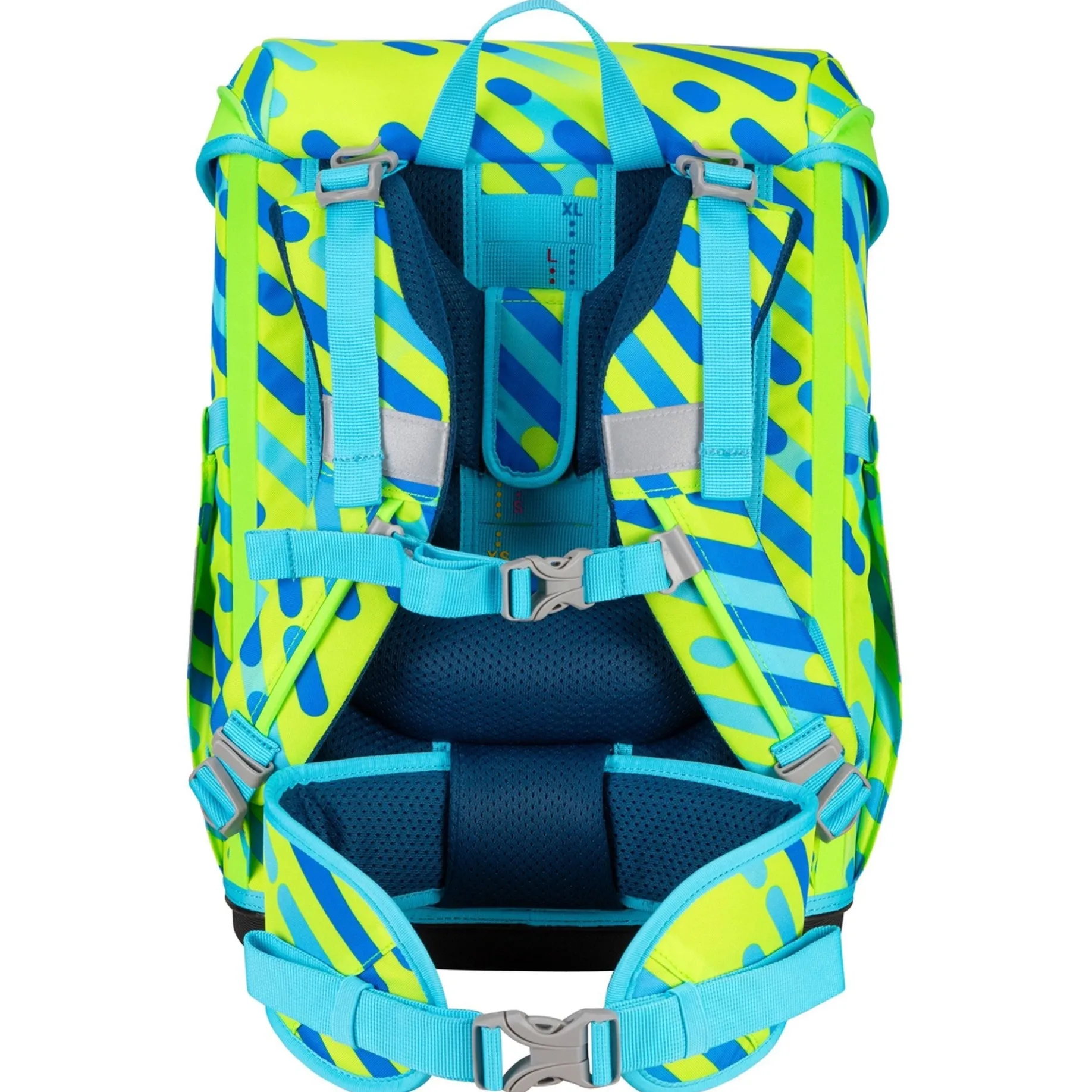 ErgoFlex Easy Superflash Neon - Schulranzen Set 5tlg. 950 g (Monster)