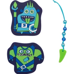 ErgoFlex Superflash Exklusiv Neon - Schulranzen Set 5tlg. 800g (Monster)