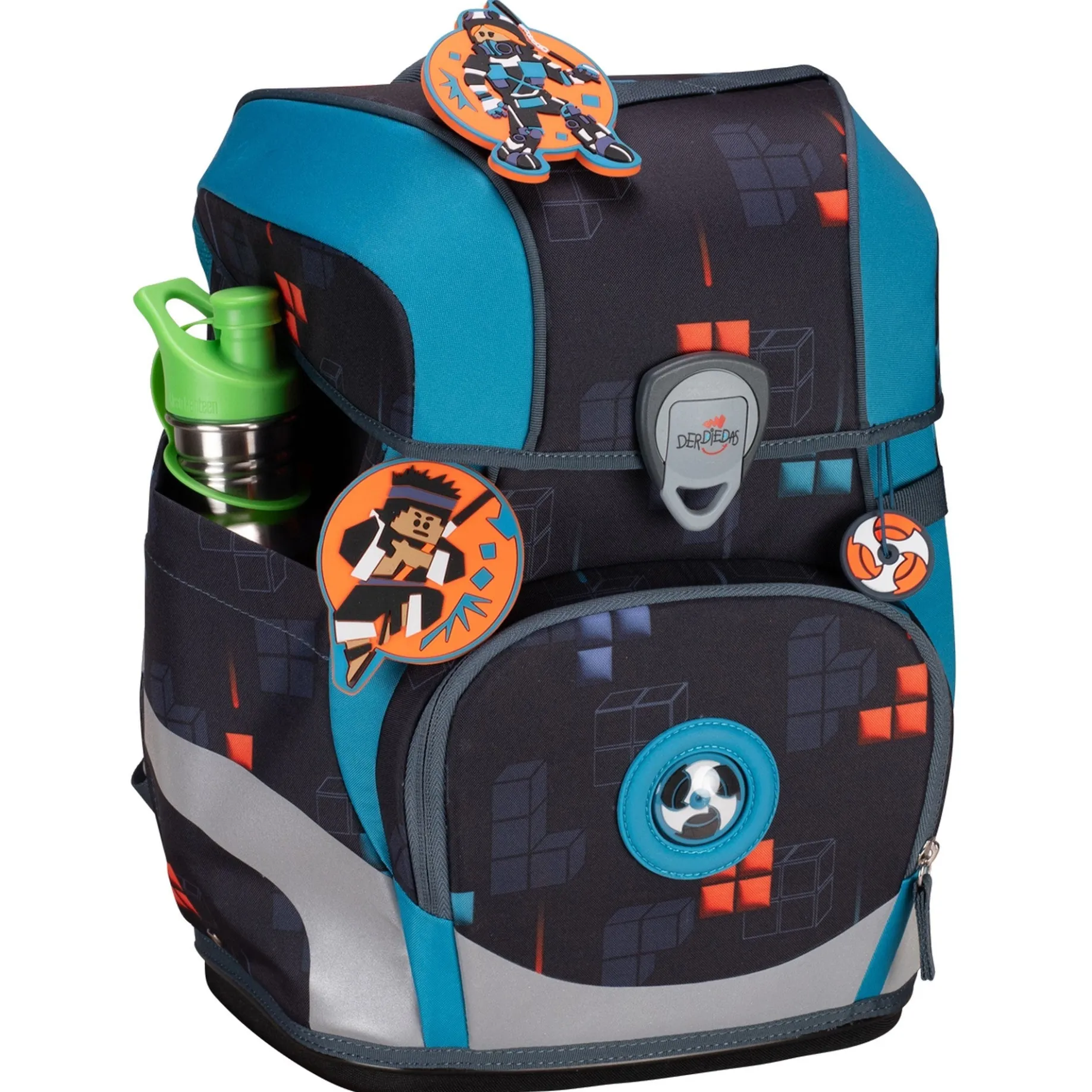 ErgoFlex Tiny - Schulranzen Set 5tlg. 900g (Ninja Fighter)