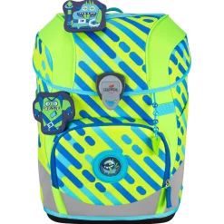ErgoFlex Tiny Exklusiv Neon - Schulranzen Set 5tlg. 900g (Monster)