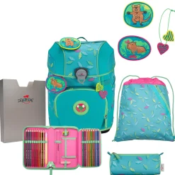 ErgoFlex Tiny Exklusiv Superflash - Schulranzen Set 5 tlg. 900g (Paradise)