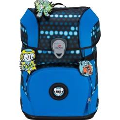 ErgoFlex Tiny Exklusiv Superflash - Schulranzen Set 5 tlg. 900g (Blue Robot)