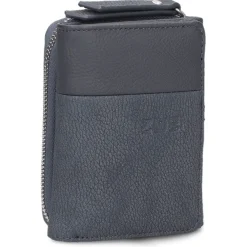 Eva EVW15 - Geldbörse 6cc 11 cm (nubuk-blue)