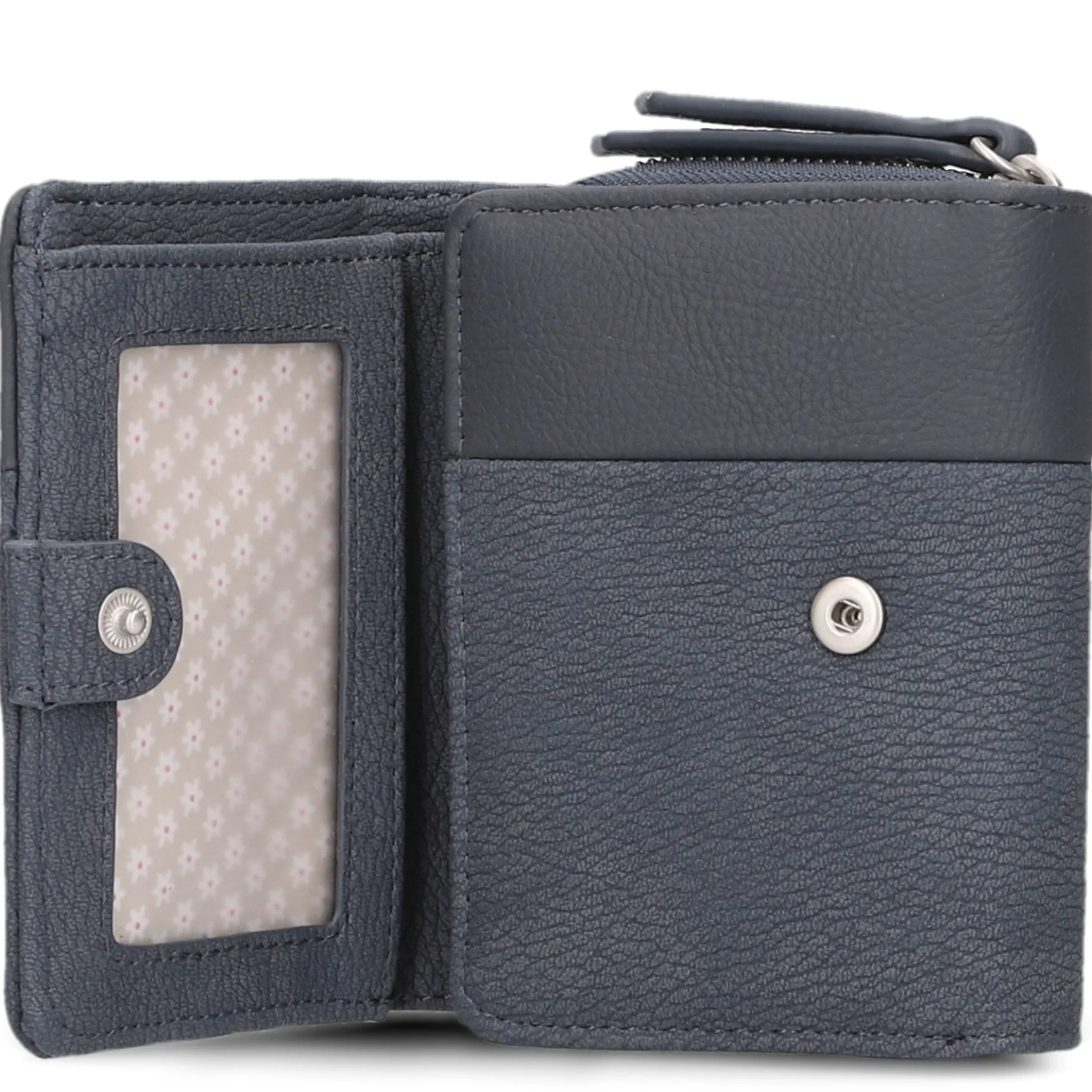 Eva EVW15 - Geldbörse 6cc 11 cm (nubuk-blue)