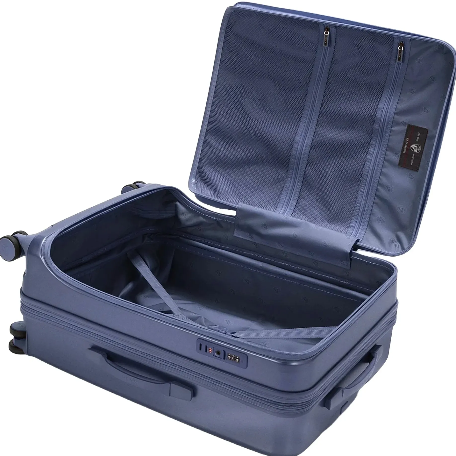 EZ Fashion - 4-Rollen-Trolley M 66 cm erw. (navy)