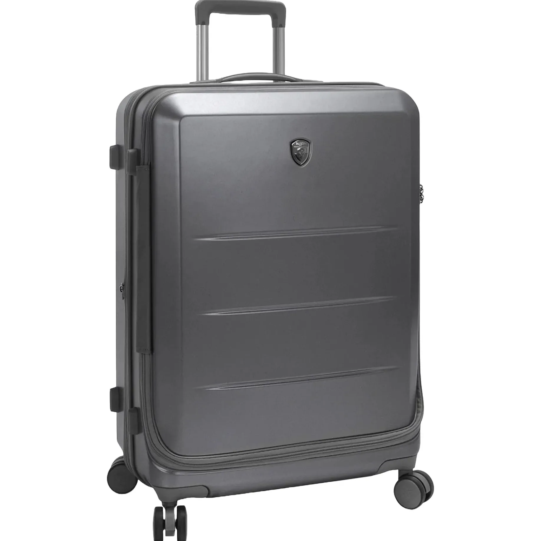 EZ Fashion - 4-Rollen-Trolley M 66 cm erw. (charcoal)
