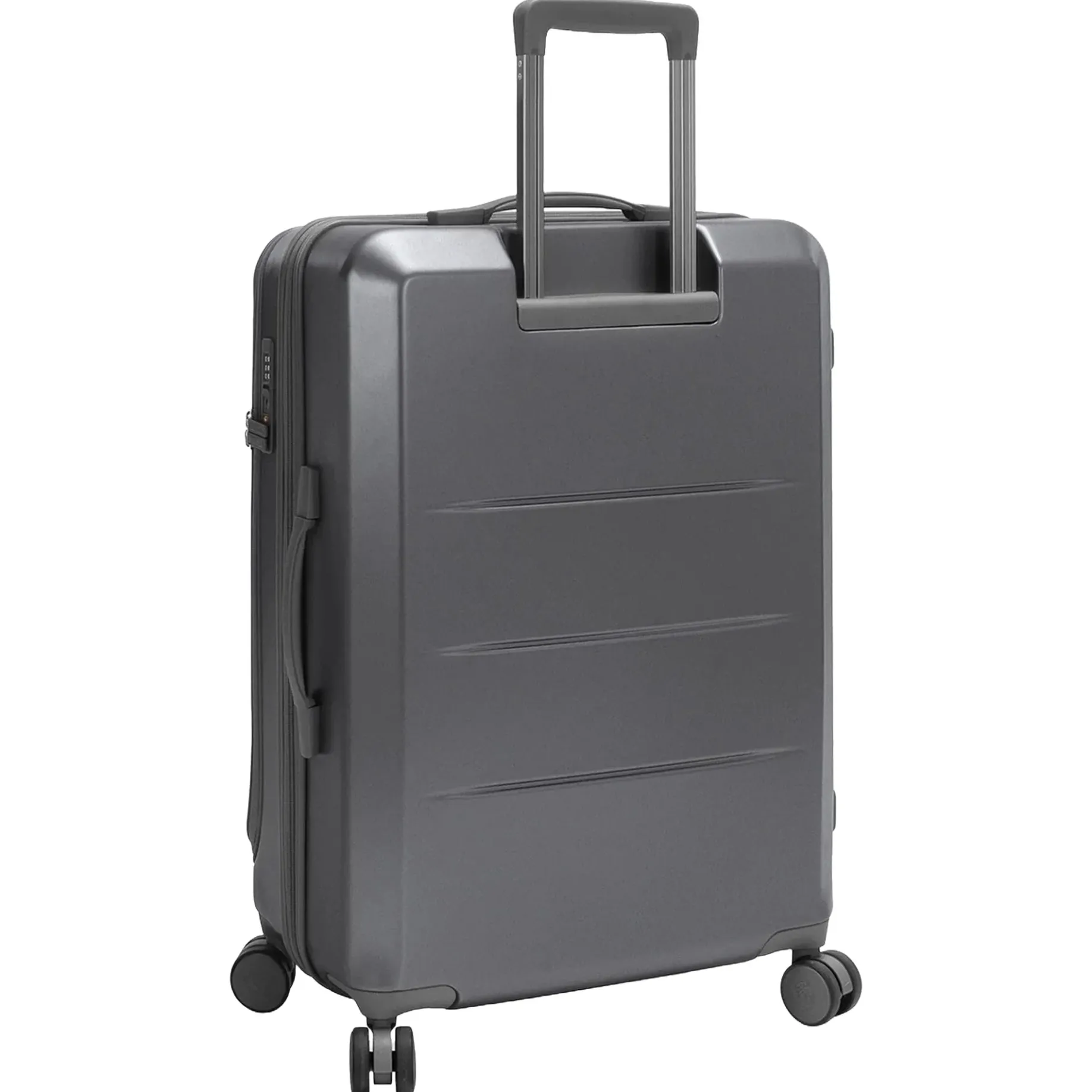 EZ Fashion - 4-Rollen-Trolley M 66 cm erw. (charcoal)