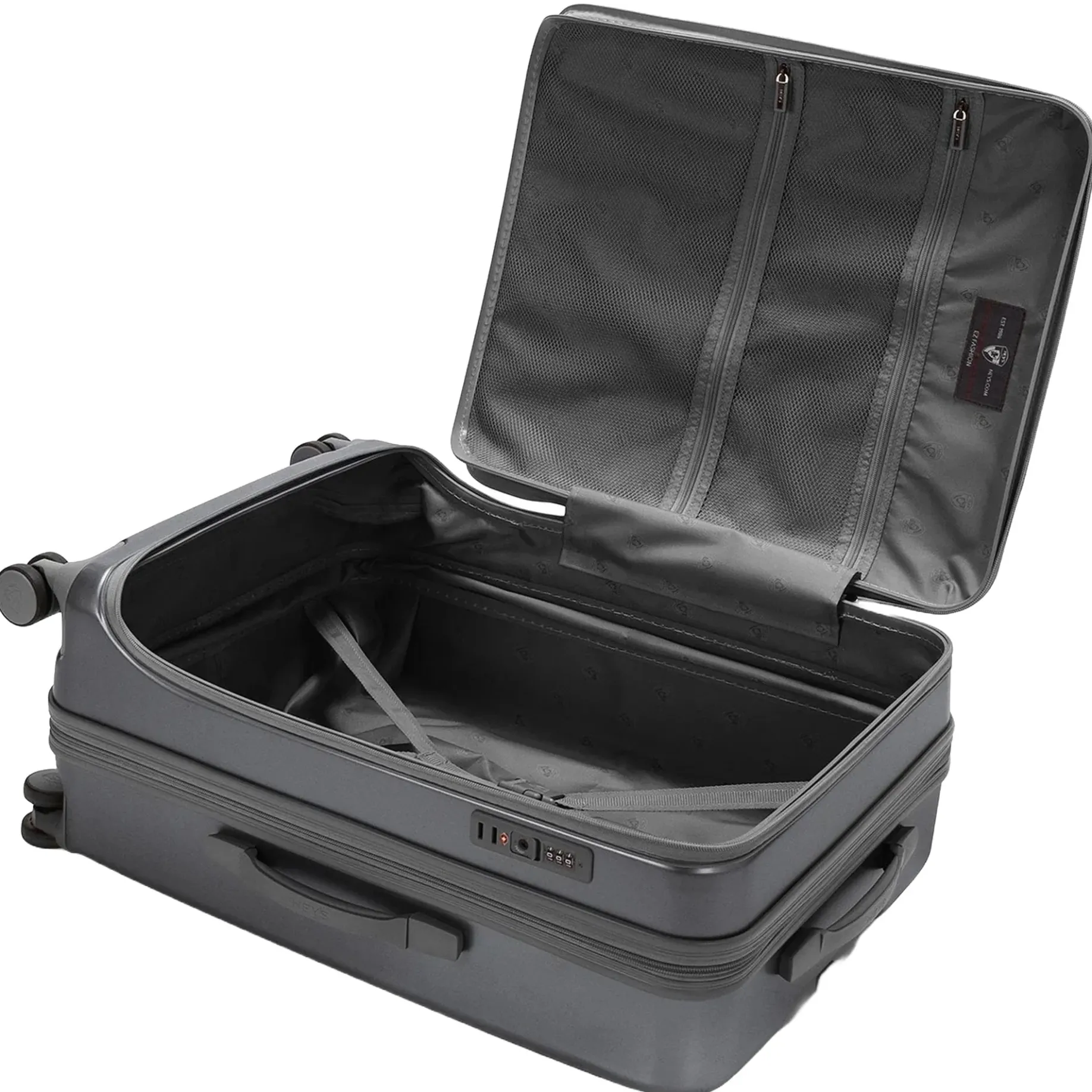 EZ Fashion - 4-Rollen-Trolley M 66 cm erw. (charcoal)
