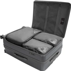 EZ Fashion - 4-Rollen-Trolley L 76 cm (charcoal)