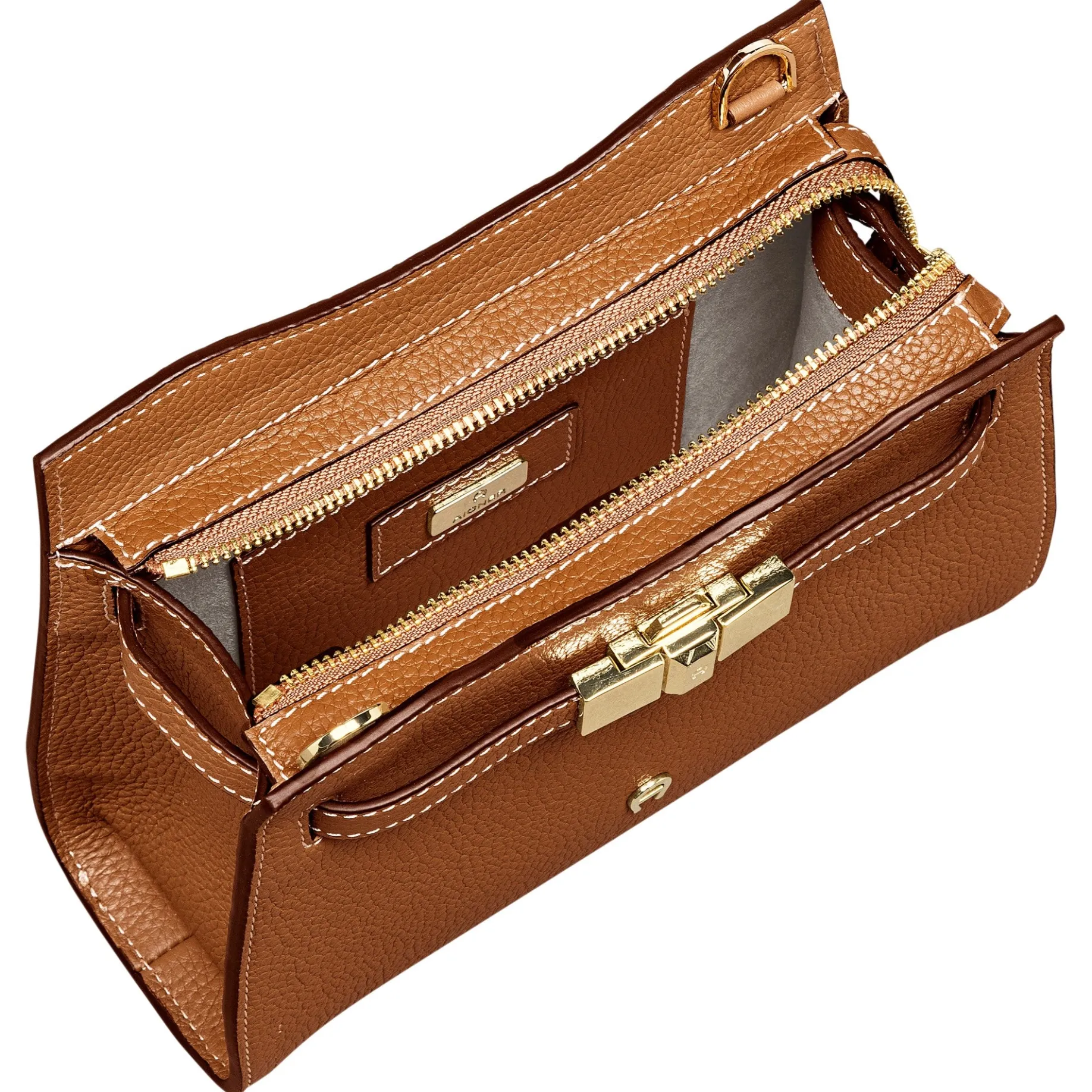 Farah - Umhängetasche 22 cm S (cognac brown)