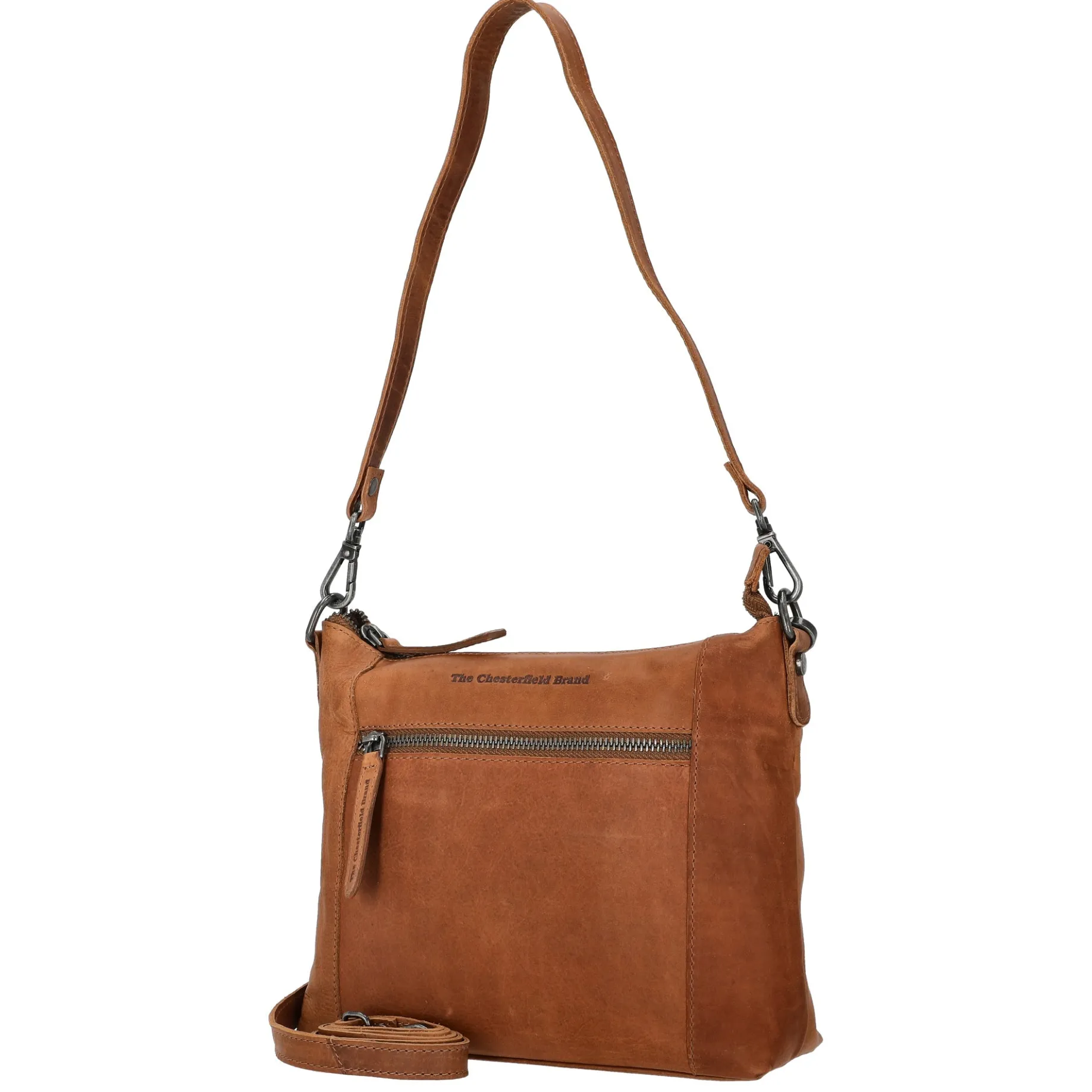 Faro - Schultertasche 23 cm (cognac)
