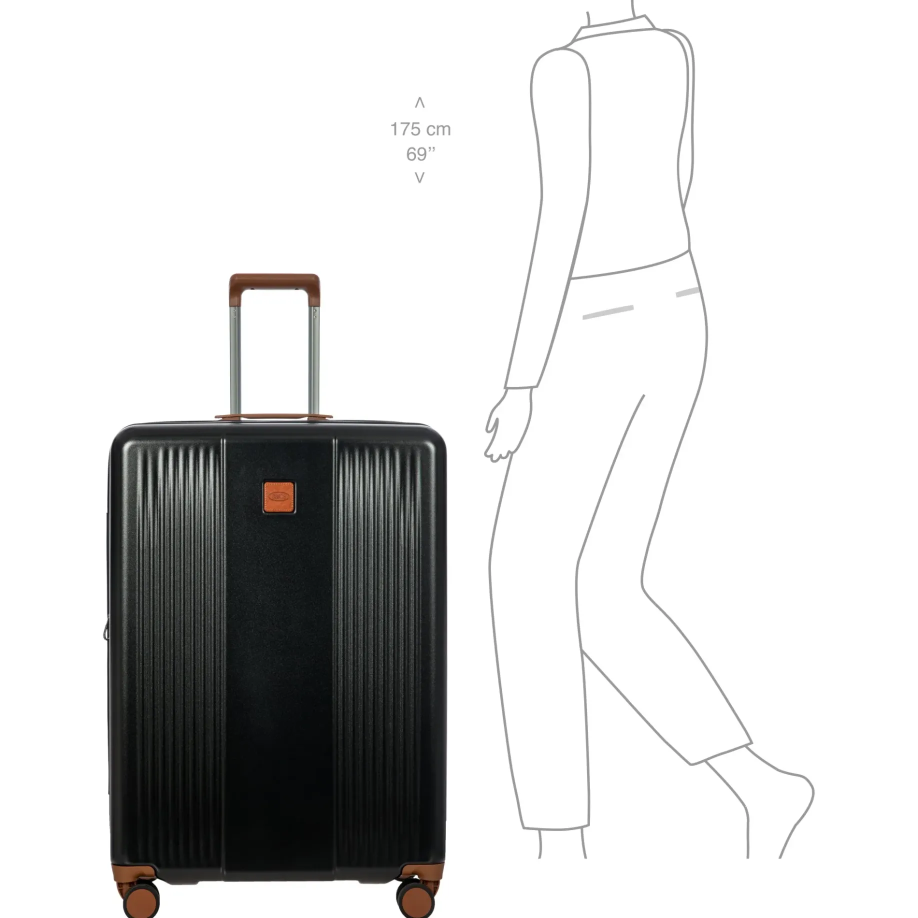 Ferrara - 4-Rollen-Trolley L 77 cm erw. (black)