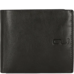 Finns Petter - Geldbörse mit Klappe seitw. 12cc 12 cm RFID (black)