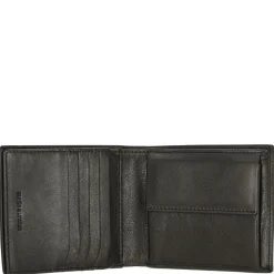 Finns Petter - Geldbörse mit Klappe seitw. 12cc 12 cm RFID (black)