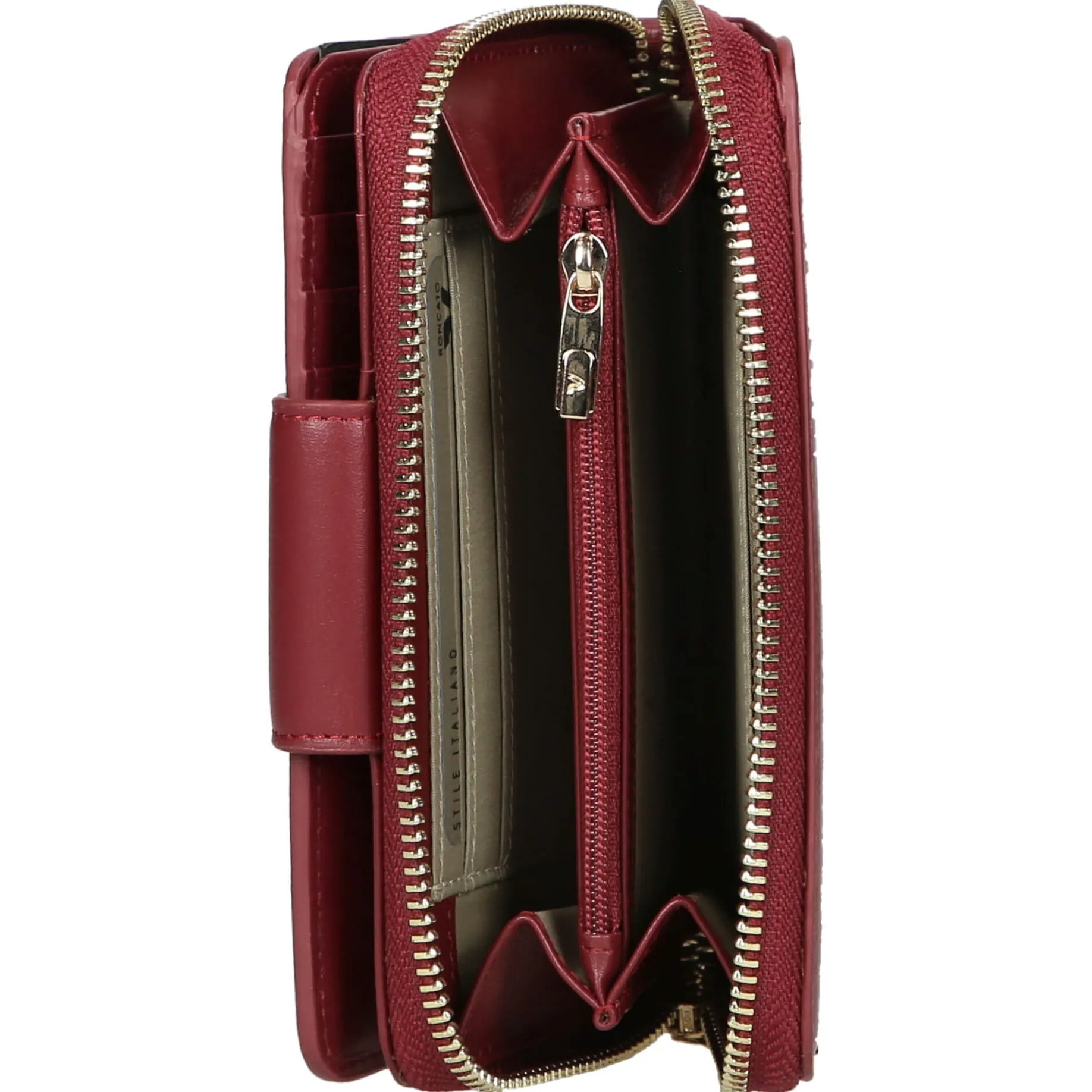 Firenze 2.0 - Damengeldbörse 18cc 15 cm RFID (bordeaux)